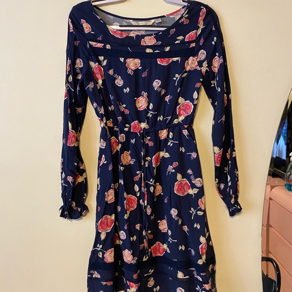Lauren Conrad Dress XS Long Sleeve Floral